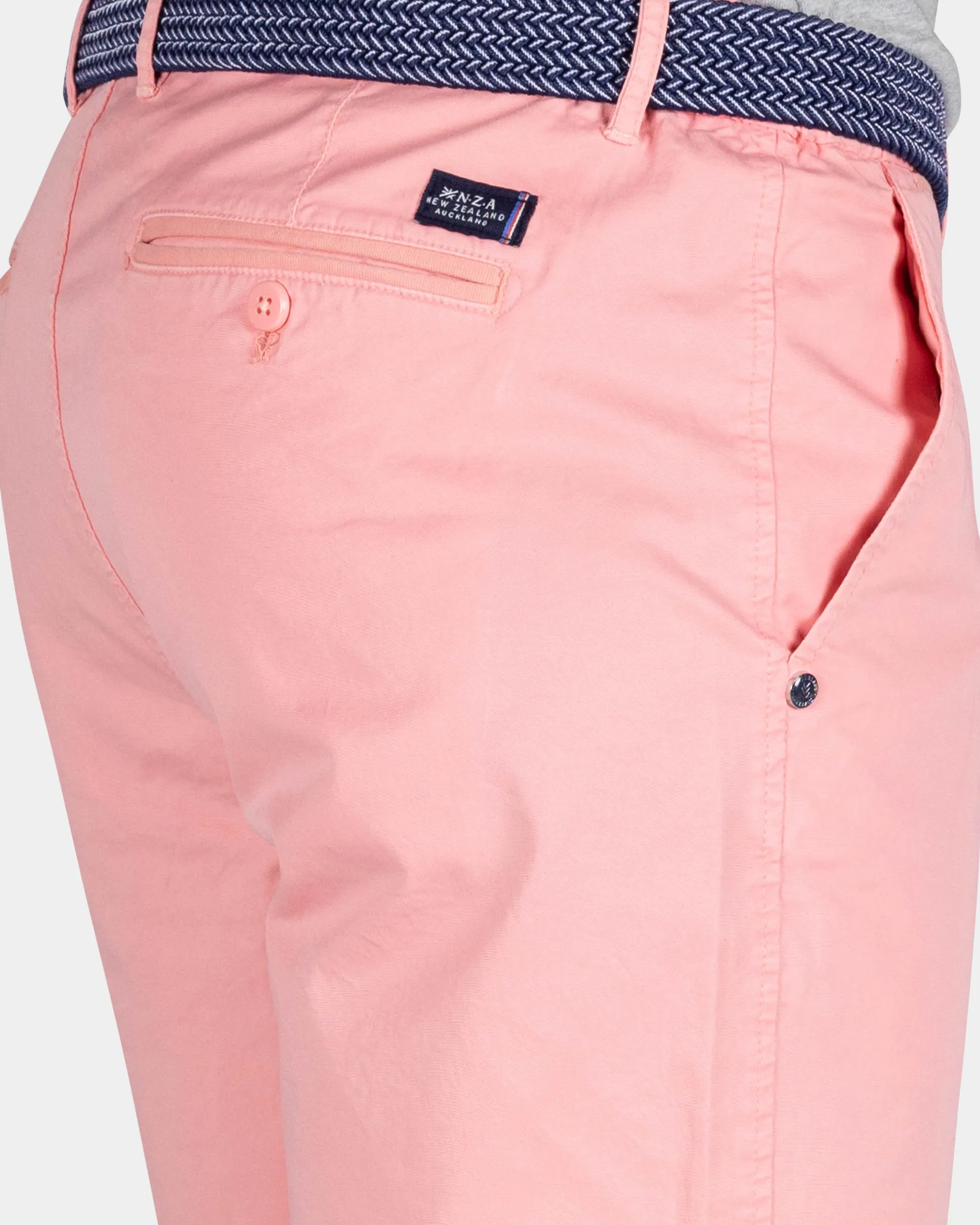 Light Pink Cotton Chino Shorts