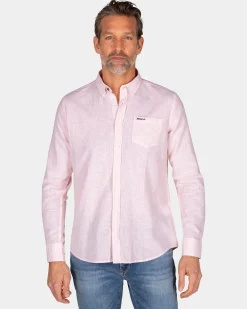 Light pink linen shirt