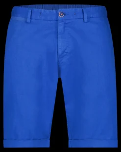 Linen chino shorts Liam - Chinese Blue