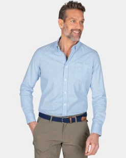 Long sleeves shirt - Bed Blue
