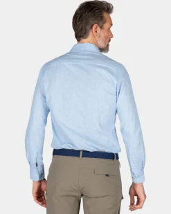 Long sleeves shirt - Bed Blue