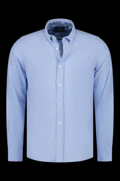 Long sleeves shirt - Bed Blue