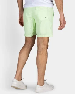 Mint Green Solid Swim Shorts with Lycra Lining