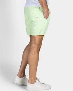Mint Green Solid Swim Shorts with Lycra Lining