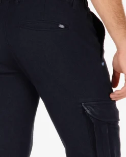 Napier Relaxed Dobby chino pants - Reef Navy