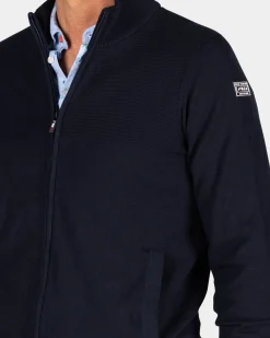 Navy cardigan
