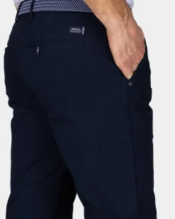 Navy chino with stretch