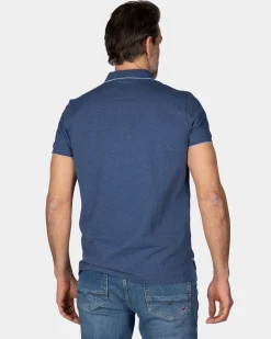 Navy cotton polo