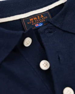 Navy jersey polo - Autumn Navy