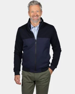 Navy long sleeve vest Ariels Tarns - Ink Navy