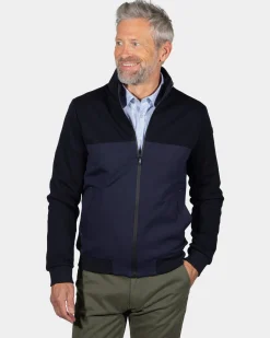 Navy long sleeve vest Ariels Tarns - Ink Navy