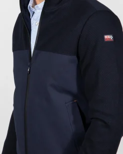 Navy long sleeve vest Ariels Tarns - Ink Navy