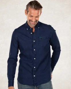 Navy long sleeved shirt - Pitch Navy
