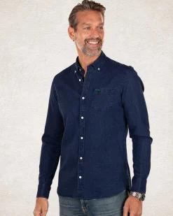 Navy long sleeved shirt - Pitch Navy