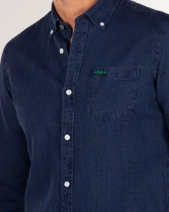 Navy long sleeved shirt - Pitch Navy
