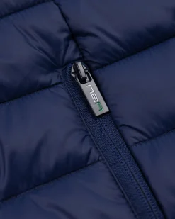 Navy padded jacket
