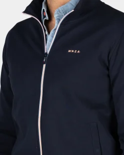 Navy sporty cardigan
