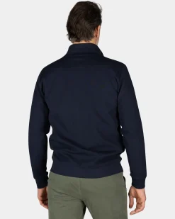 Navy sporty cardigan