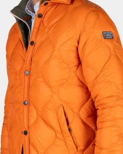 Orange short jacket - Almond Orange