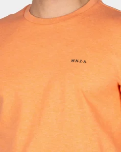 Orange Solid T-Shirt Made from Organic Cotton