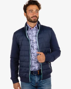Padded cardigan Brown Peak - Reef Navy
