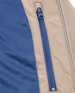Padded solid coloured jacket - Tar Grey