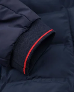 Padded solid coloured jacket - Pitch navy