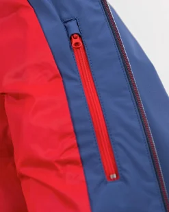 Padded solid coloured jacket - Bright Water Blue