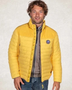 Padded solid coloured winter jacket - Stoke Yellow