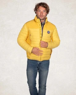 Padded solid coloured winter jacket - Stoke Yellow