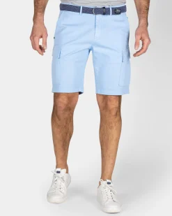 Pastel Blue Cargo Shorts