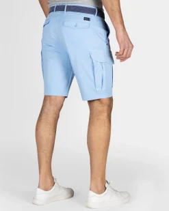 Pastel Blue Cargo Shorts