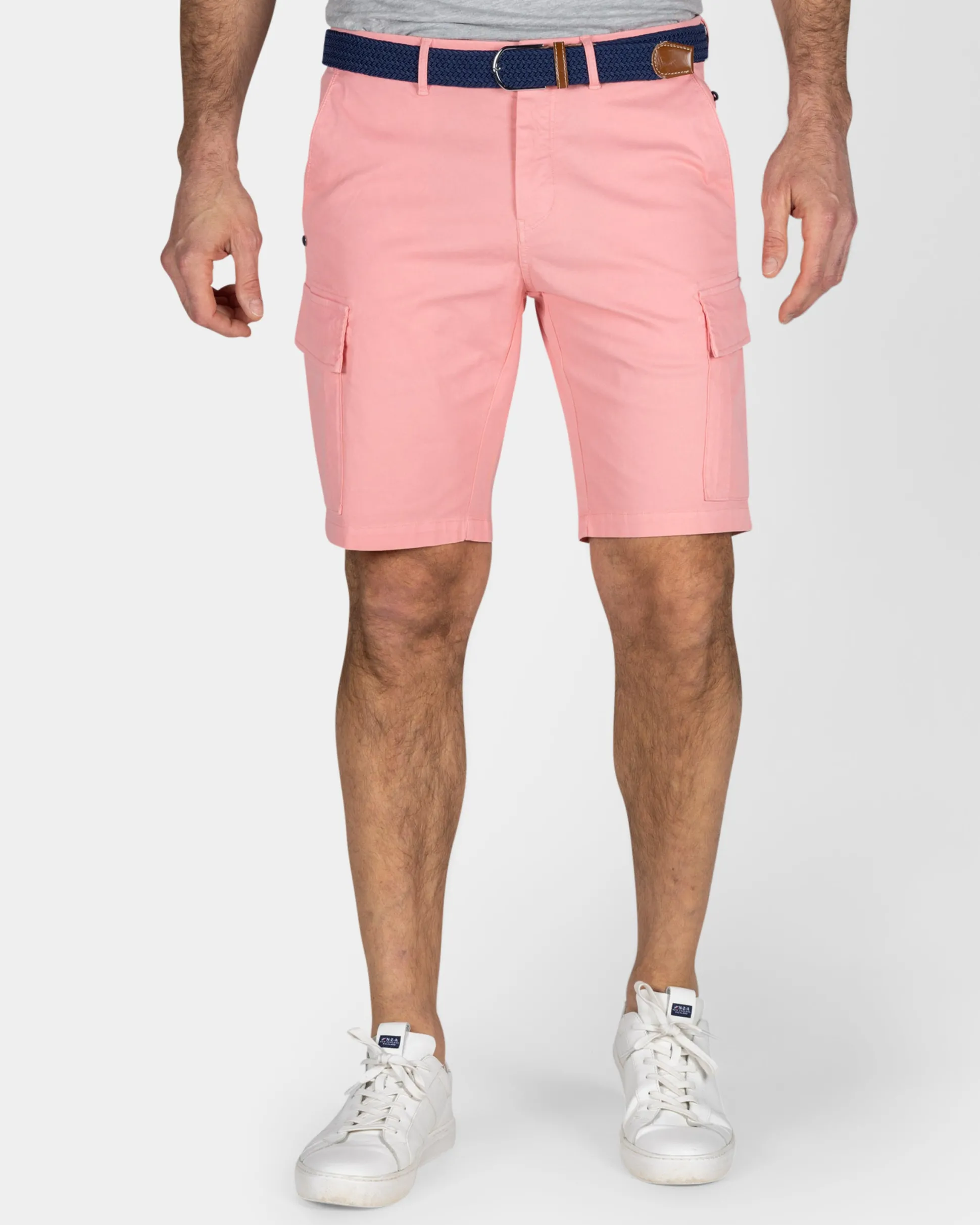 Pastel Pink Cargo Shorts