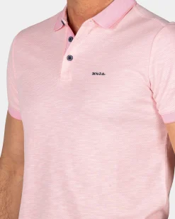 Pastel Pink Polo with Modal