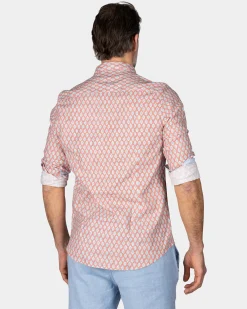 Pastel Pink Shirt with Graphic Print
