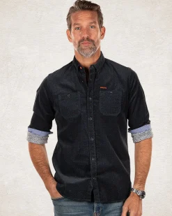 Petrol corduroy shirt - Trent Petrol
