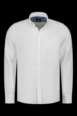 Plain linen shirt in many colors - White