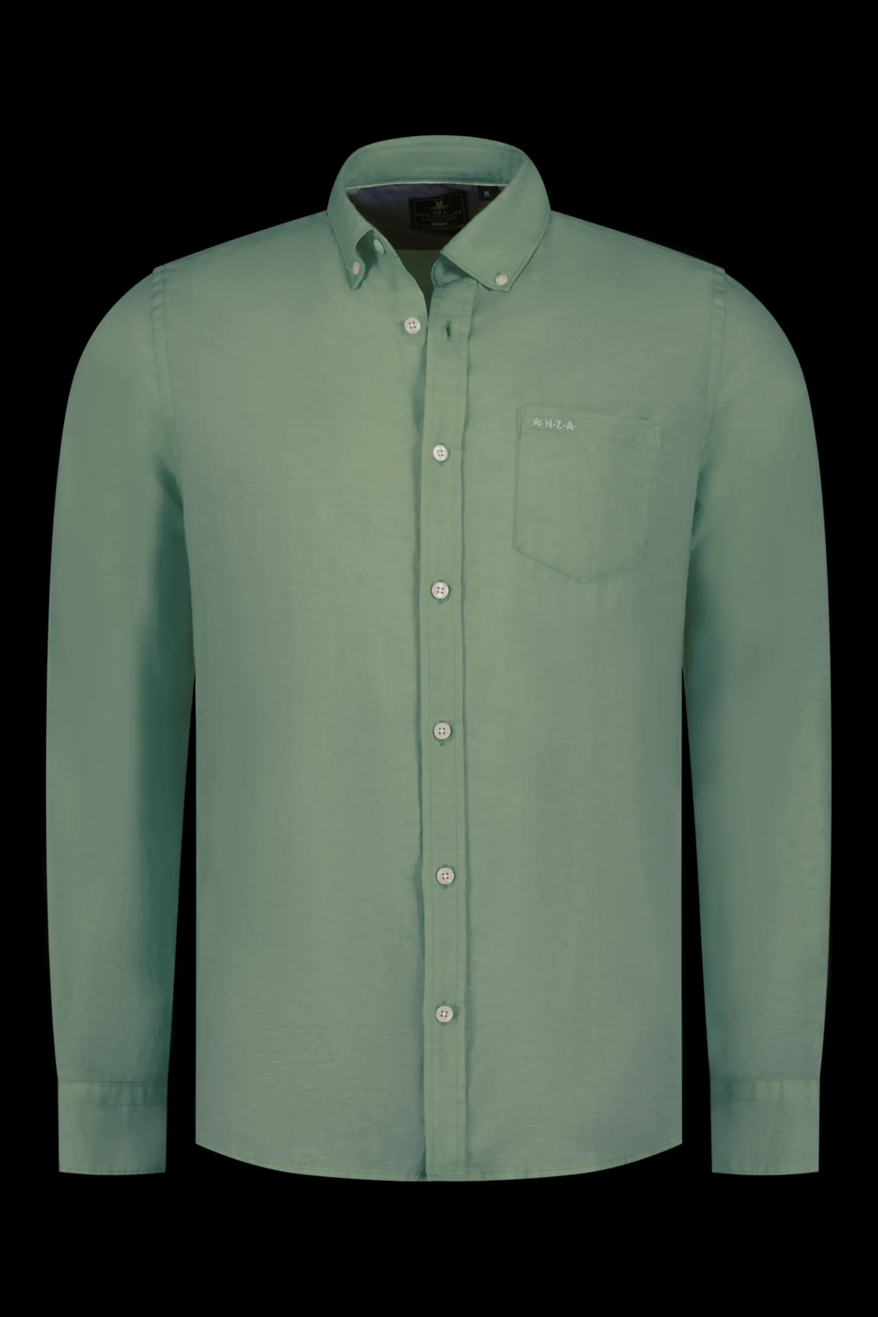 Plain linen shirt in many colors - Mellow Army