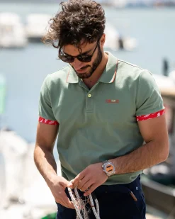 Polo shirt stretch cotton - Active Army
