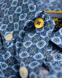 Printed long sleeved shirt Rotootuauru - Ink Navy
