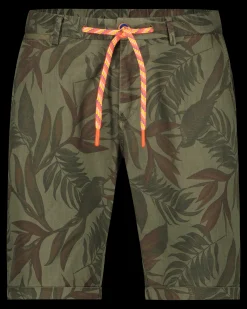Printed short chino Arlo - Army