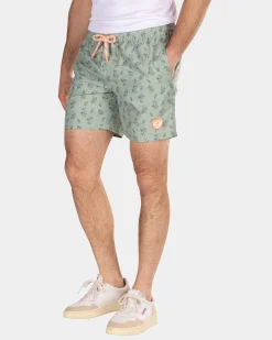 Printed swim shorts - Mellow Army
