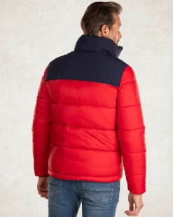 Red bomber jacket - Carmine red
