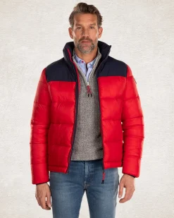 Red bomber jacket - Carmine red
