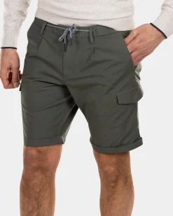 Short cargo pants - Chalk Green