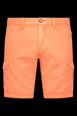 Shorts with linen - Fresh Orange