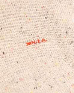 Solid coloured button jumper Brownlee - Sea Silt Sand