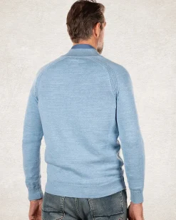 Solid coloured cotton cardigan