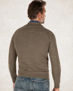 Solid coloured cotton cardigan