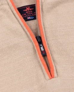 Solid coloured cotton jumper - Shimmering Sand